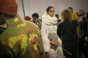 Backstage at Akris RTW Fall 2018