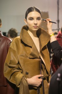 Backstage at Akris RTW Fall 2018