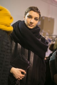 Backstage at Akris RTW Fall 2018