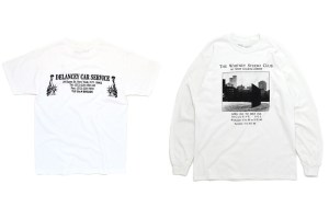T-shirt designs by the artist Joe Garvey.