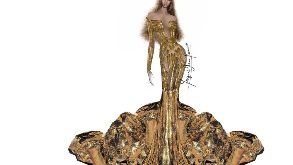 Beyoncé Falguni Shane Peacock Wearable Art Gala