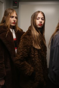 Backstage at Each X Other RTW Fall 2018