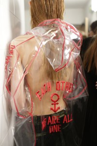 Backstage at Each X Other RTW Fall 2018