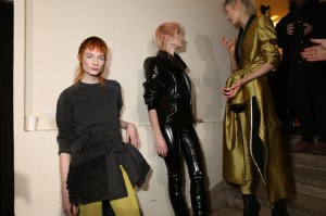 Backstage at Haider Ackermann RTW Fall 2018