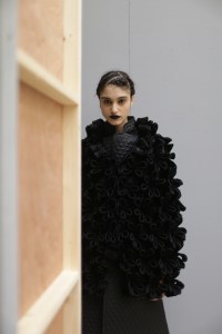 Backstage at Noir Kei Ninomiya RTW Fall 2018