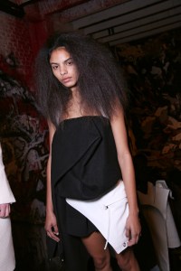 Backstage at Rick Owens RTW Fall 2018