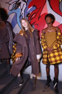 Backstage at Rick Owens RTW Fall 2018