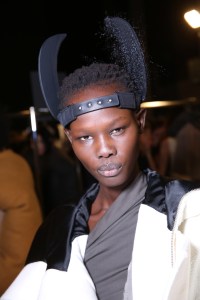 Backstage at Rick Owens RTW Fall 2018