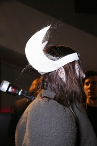 Backstage at Rick Owens RTW Fall 2018