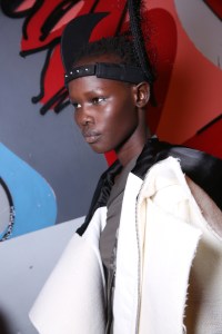 Backstage at Rick Owens RTW Fall 2018
