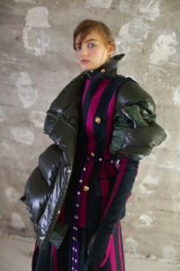 Backstage at Sacai RTW Fall 2018