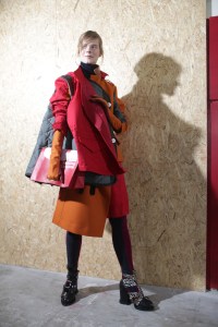 Backstage at Sacai RTW Fall 2018