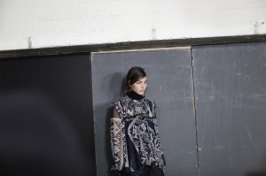 Backstage at Sacai RTW Fall 2018