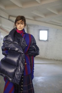 Backstage at Sacai RTW Fall 2018