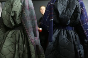 Backstage at Sacai RTW Fall 2018