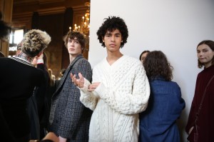 Backstage at Stella McCartney RTW Fall 2018