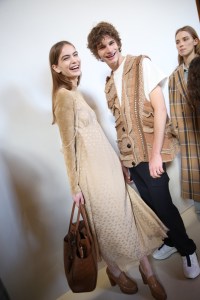 Backstage at Stella McCartney RTW Fall 2018