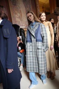 Backstage at Stella McCartney RTW Fall 2018