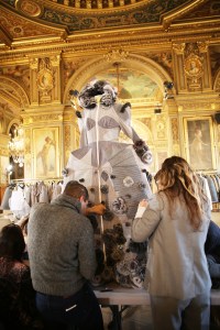 Backstage at Thom Browne RTW Fall 2018