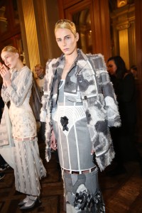 Backstage at Thom Browne RTW Fall 2018