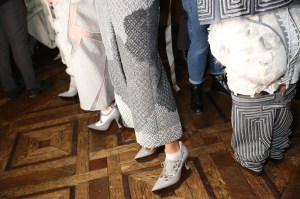 Backstage at Thom Browne RTW Fall 2018