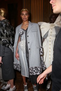 Backstage at Thom Browne RTW Fall 2018