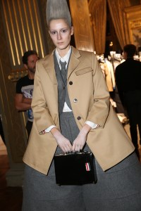 Backstage at Thom Browne RTW Fall 2018