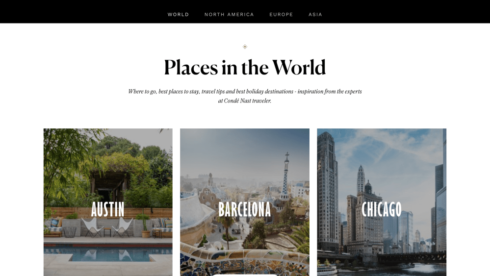 Condé Nast Traveler Unveils Digital Relaunch