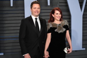 Nick Offerman and Megan Mullally