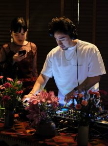 HONG KONG, HONG KONG - MARCH 23: Kevin Poon DJ's at the British Fashion Council Cocktail Reception to celebrate British Fashion, Design & Creativity at Potato Head on March 23, 2018 in Hong Kong. (Photo by Keith Tsuji/Getty Images for the British Fashion Council)
