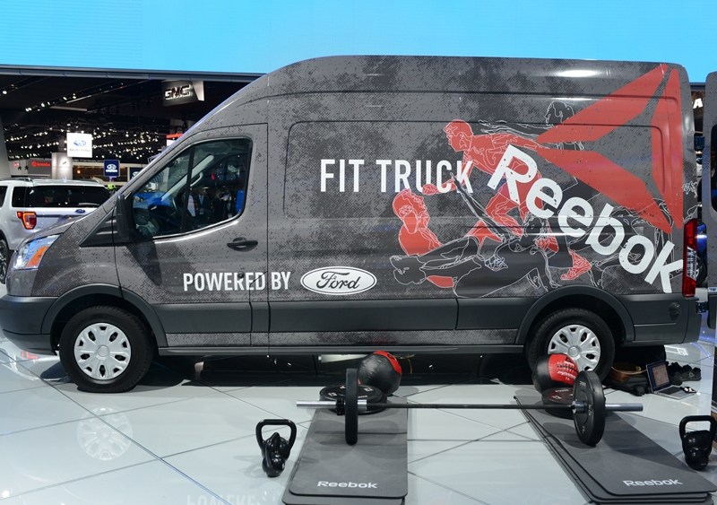 Reebok and Ford Team Up The “FitTruck” NAIAS