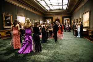 The scene at the Frick.