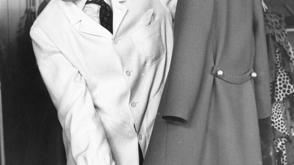 Outtake; Portrait of fashion designer Hubert de Givenchy sporting an Antigua suntan where he discussed work on his male commitments (shirts, ties, luggage and cosmetics) during an interview with Women's Wear Daily on March 17, 1970 in New York.Article title: "Eye"