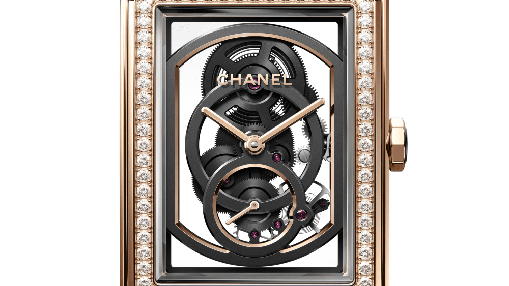 Chanel Boyfriend skeleton caibre 3 watch