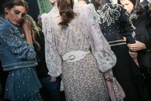 Backstage at Elie Saab RTW Fall 2018