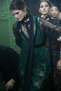 Backstage at Elie Saab RTW Fall 2018