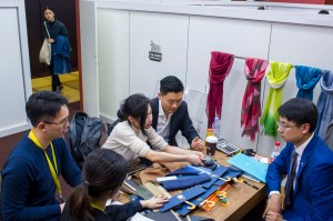 The scene at Intertextile Shanghai.