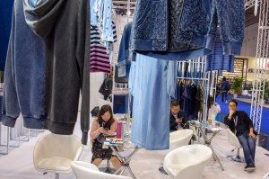 The scene at Intertextile Shanghai.