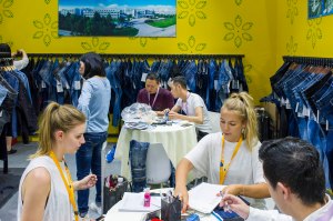The scene at Intertextile Shanghai.