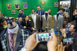 The scene at Intertextile Shanghai.