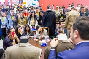 The scene at Intertextile Shanghai.