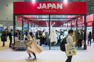 The scene at Intertextile Shanghai.