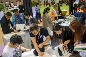 The scene at Intertextile Shanghai.