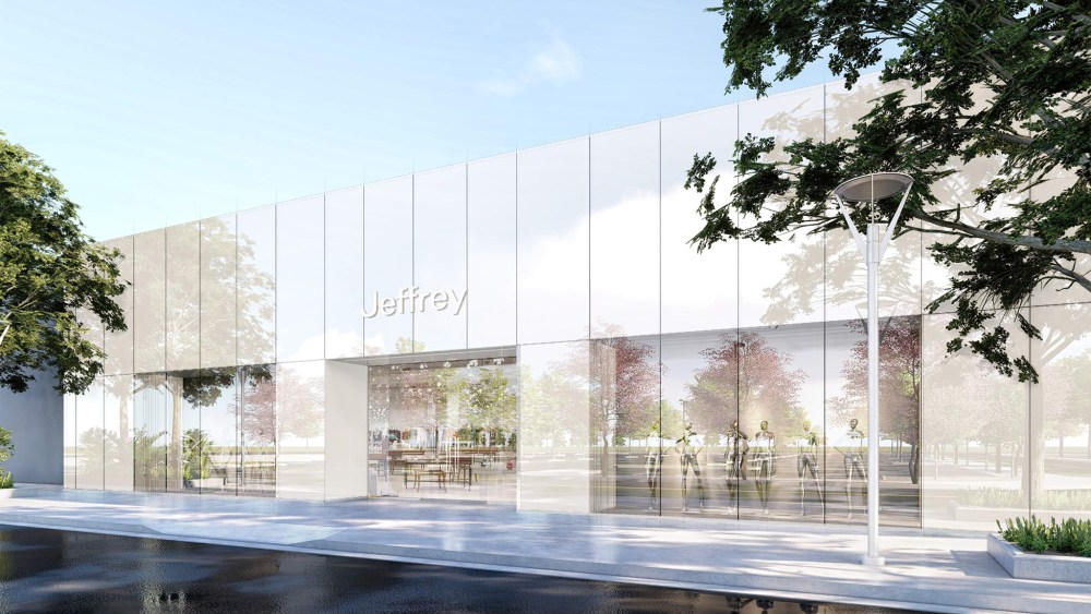 The new Jeffrey store at the Stanford Shopping Center in Palo Alto, California.