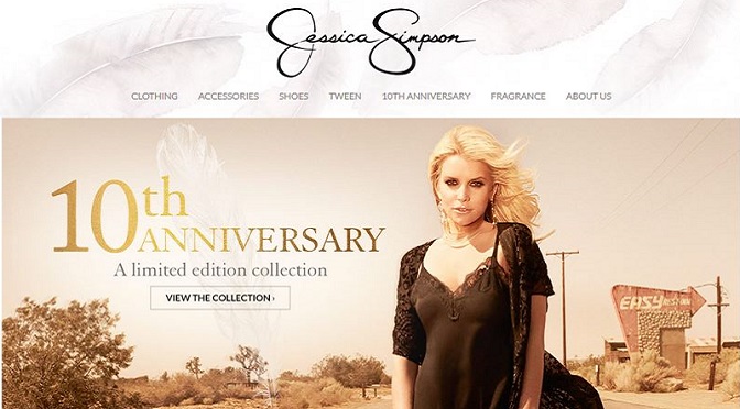 Jessica Simpson Collection Launch Digital Commerce Platform