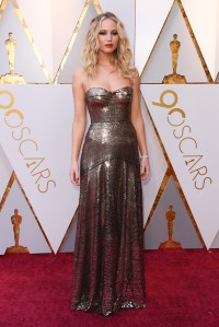 Jennifer Lawrence in Dior, Oscars 2018