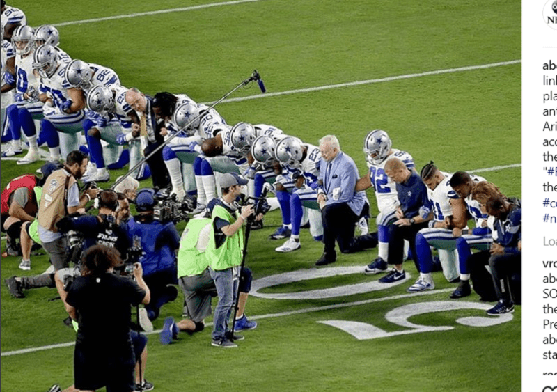 Athletic Brands Take Knee