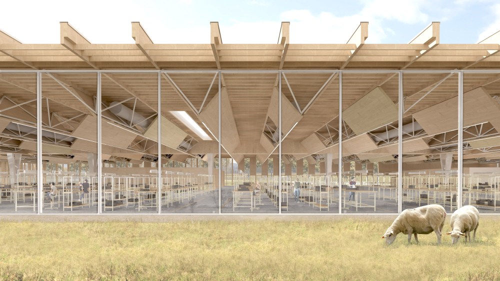 A rendering of Louis Vuitton’s Beaulieu-sur-Layon site.