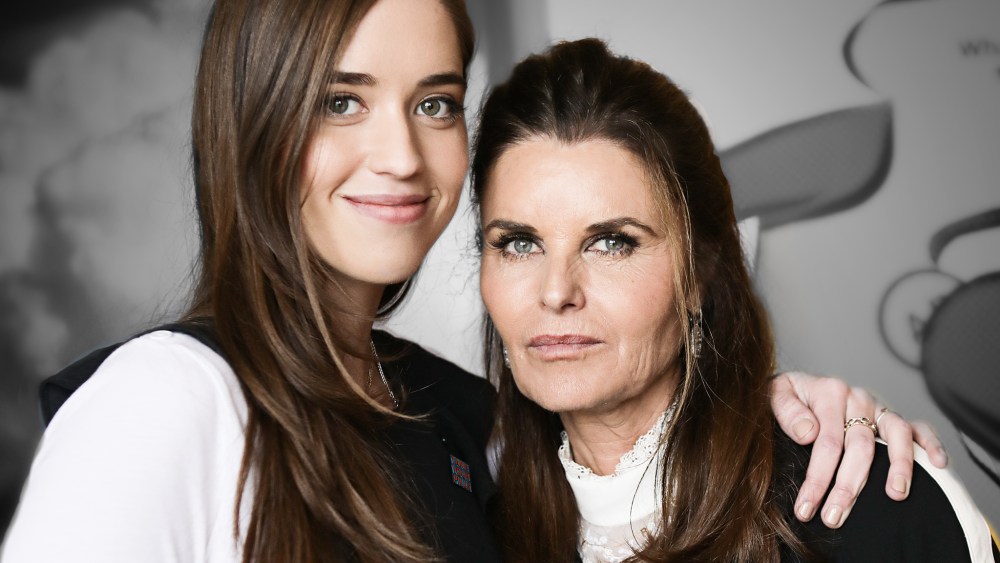 Maria Shriver and Christina Schwarzenegger