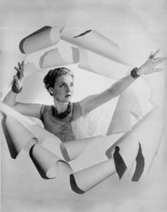 Mrs. Harrison Williams wearing Belperon jewelry, 1936